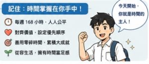 班級讀書會(5/20) 主題：《168小時》我如何管理時間？